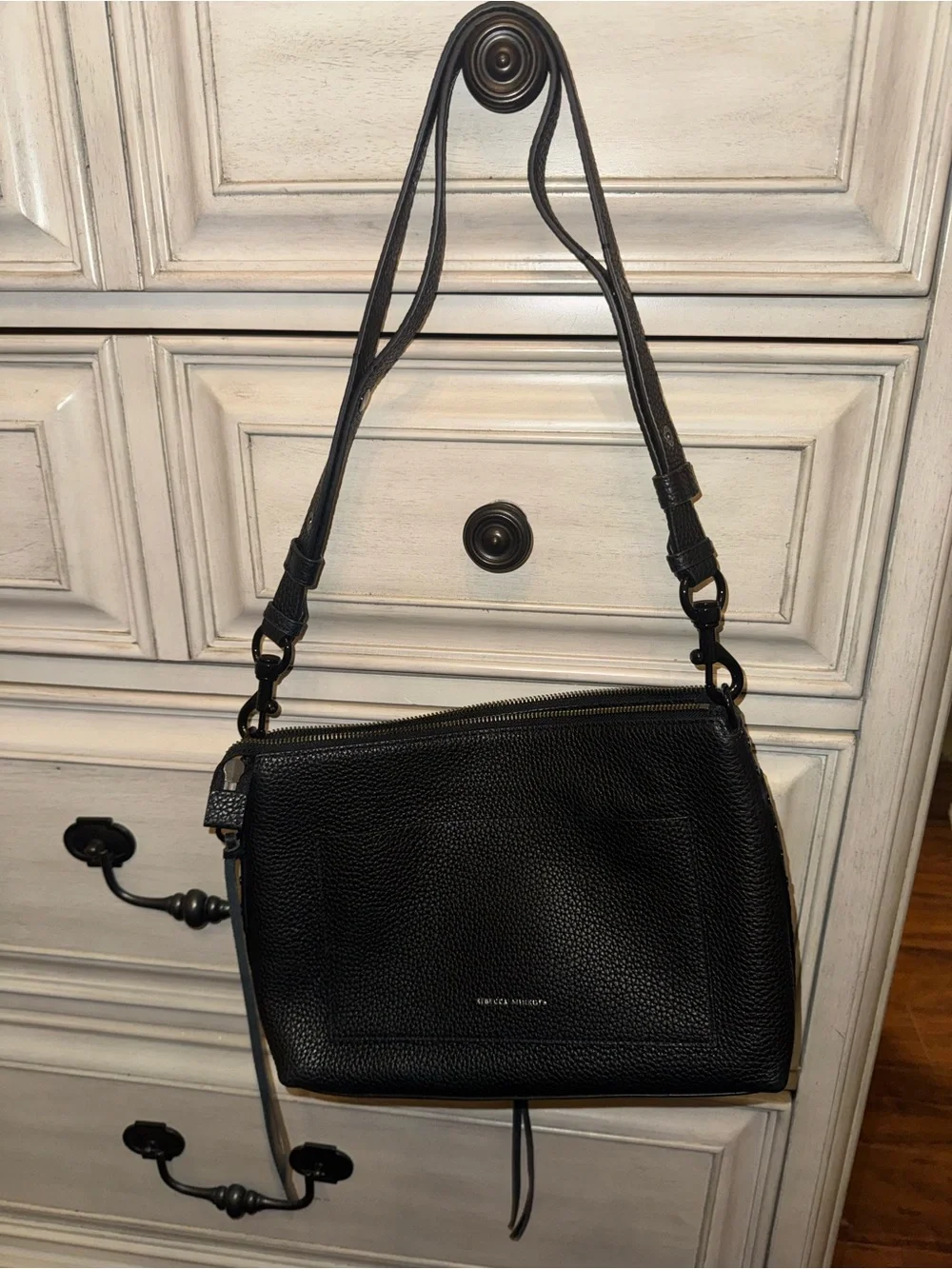 Rebecca Minkoff Darren Shoulder Top Zip NWT